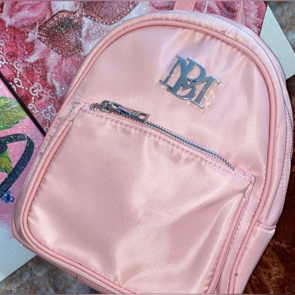 Badgley Mischka Pink Mini Backpack. NWT. $99 Retail.